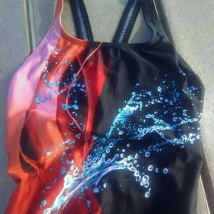 💖💗💞speedo supportive one piece swimsuit  12/38
